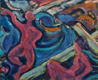 8806/ROMANS/26x31/huile sur papier/2014/gStudio/EN-11/9/21