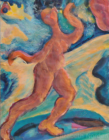 8786/model sur jambe gauche/27x21/huile sur papier/2014/Gstudio/EN  11/9/21.JPG