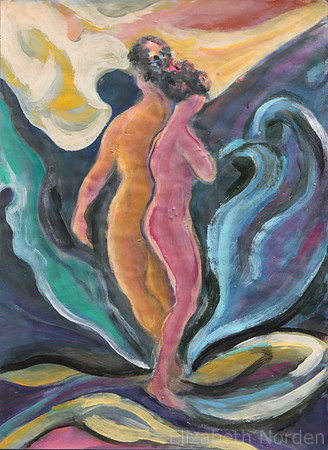 8472/couple preoccupe/56x42/Tuile sur papier/2012/G8/EN-9/9/21