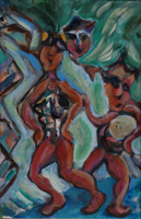 8654/TRIBU II/56x37/huile sur panneau/2014/G8/EN-10/9/21