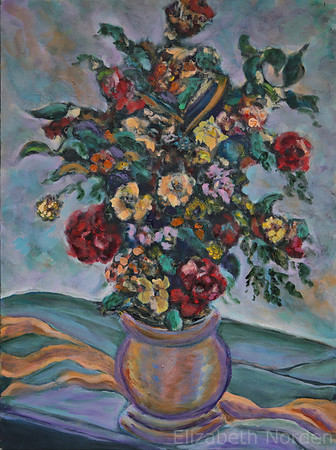 8600/FLEURS/80x60/huile sur toile/G8/EN-10/9/21
