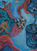 8673/FOCUS DISPERSE/54x40/huile sur carton/2012/?/EN-10/9/21
