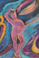 8777/MAIN SURE TETE/25x19/huile sur papier/2014/Gstudio/EN 9/11/21.jpg